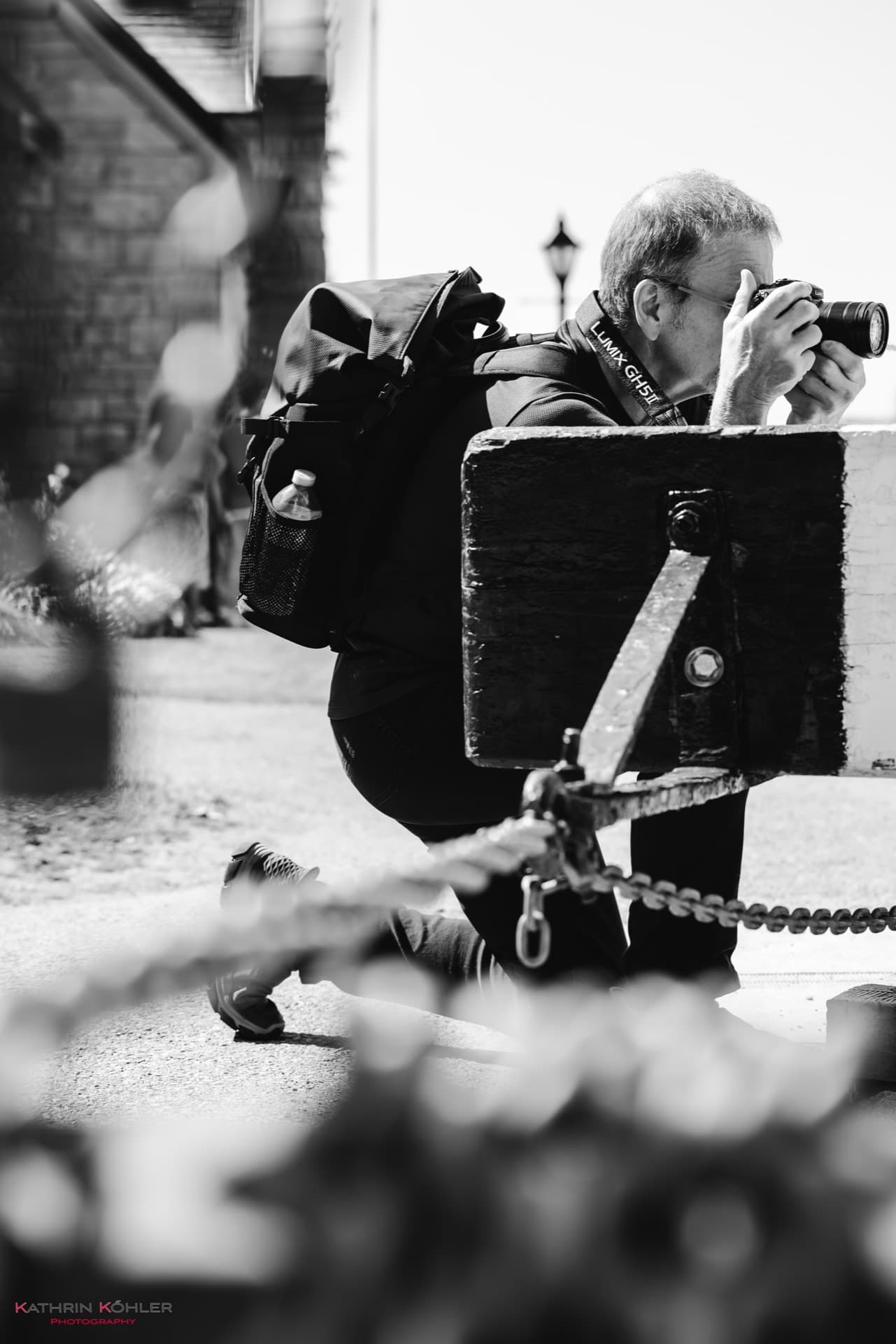 Kursteilnehmer beim Fotografieren