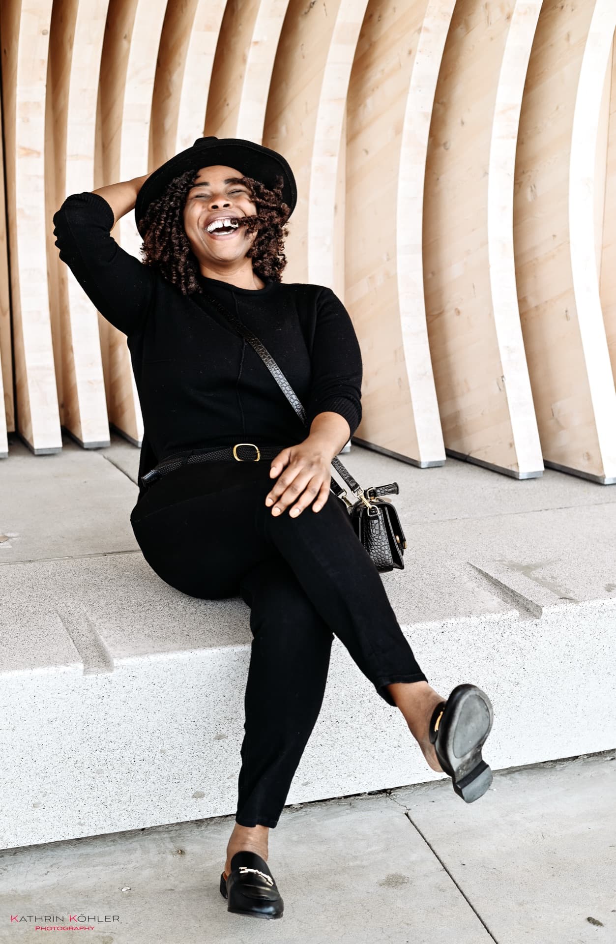 Einzelporträt — lebendige Freude