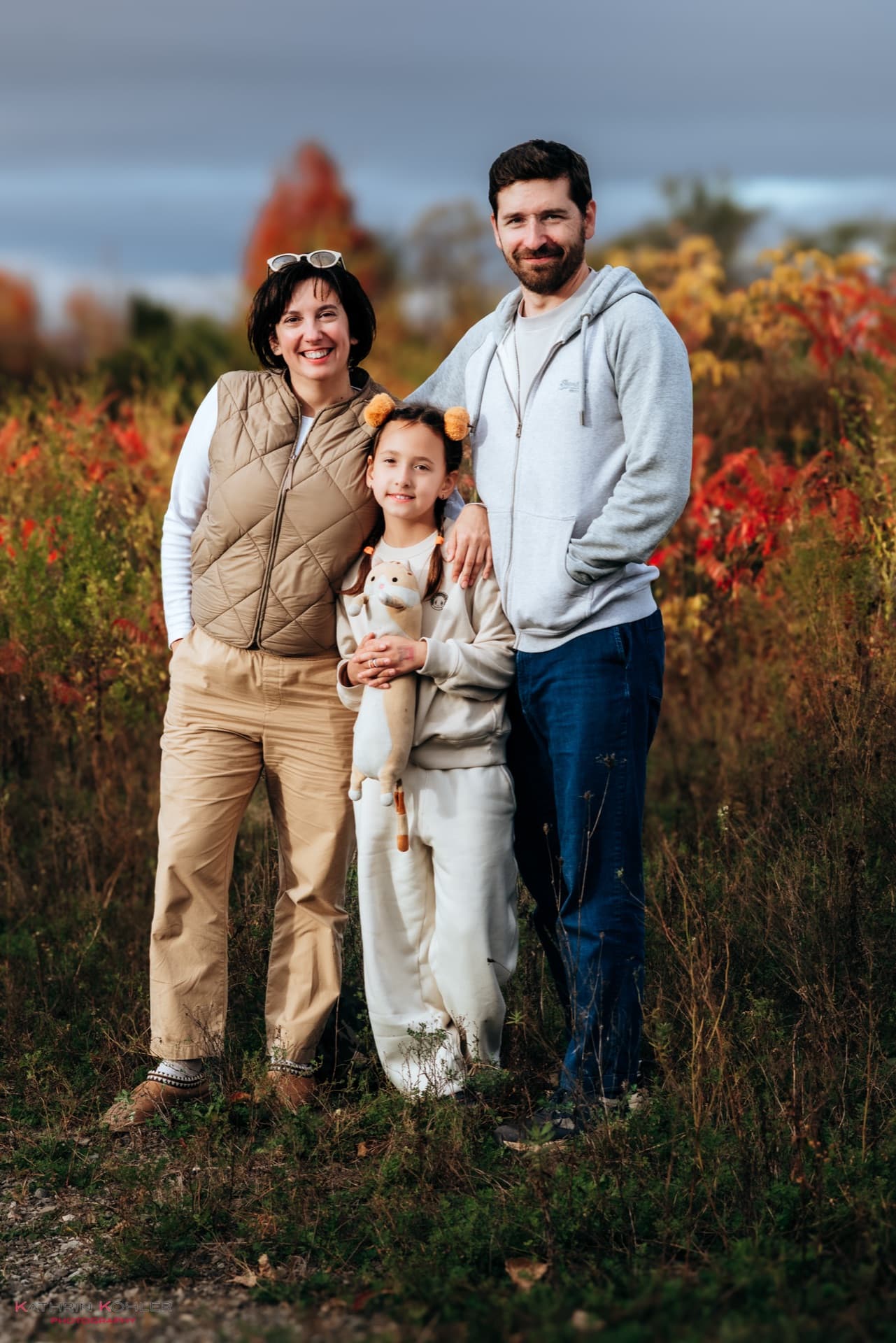 Familienfotografie — Familie im Herbst