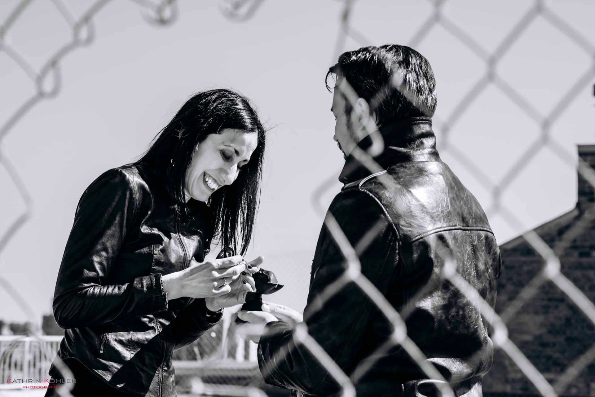 Verlobung — der Moment